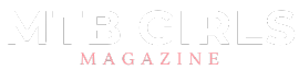 MTB Girls Magazine Logo White and Pink